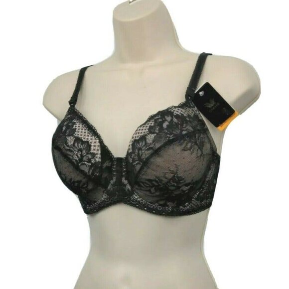 Wacoal Womens Lace To Love Underwire Bra Black Style 855297 Size 32DD NEW - Picture 3 of 10